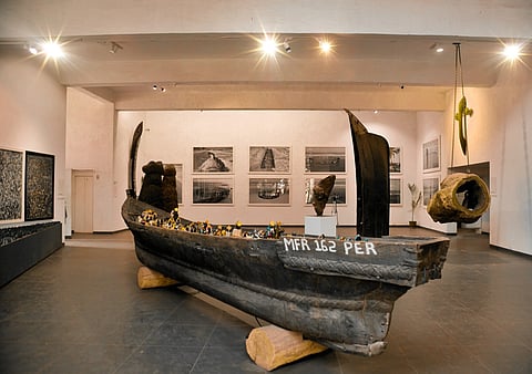 An exhibit inside the MOG